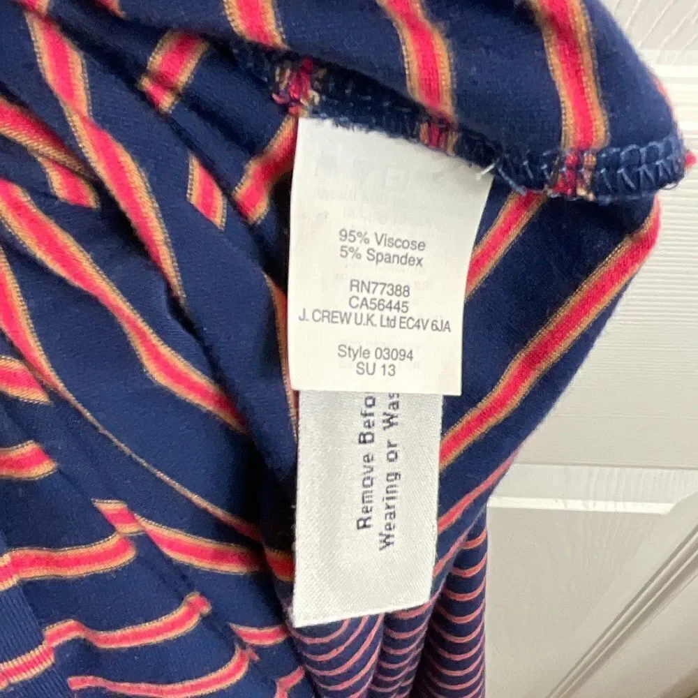 Madewell Womens Sz XS Weekend Blue Striped Strapless Maxi Dress Elastic Waist T2 - Picture 10 of 11